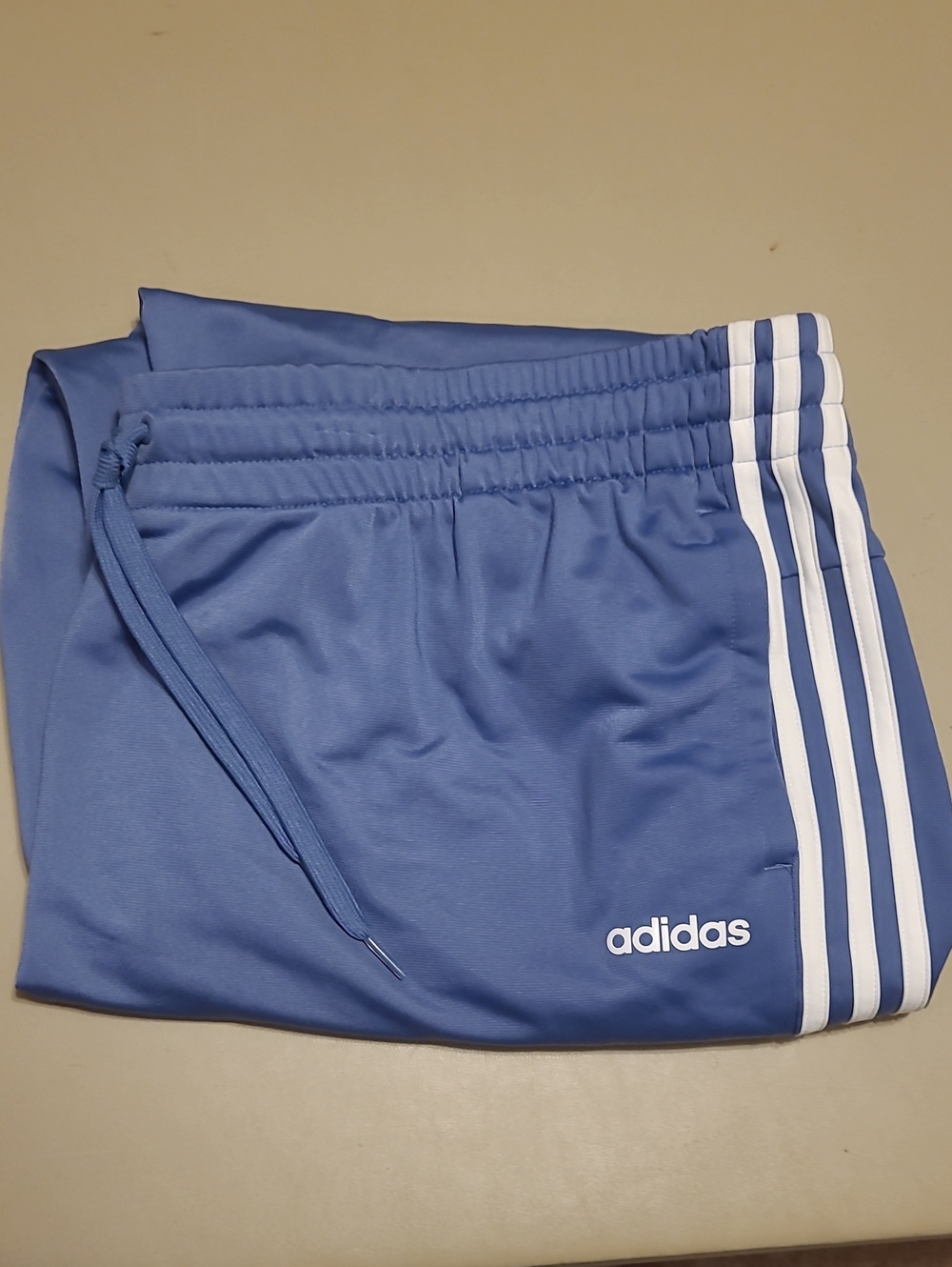 NWT - adidas Blue Three-Stripe Track Pants. Size 3X. - Picture 2 of 7